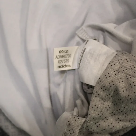 Adidas Golf‎ Polo Shirt Mens XL Gray Pattern Short Sleeve Casual Athletic - Picture 6 of 8